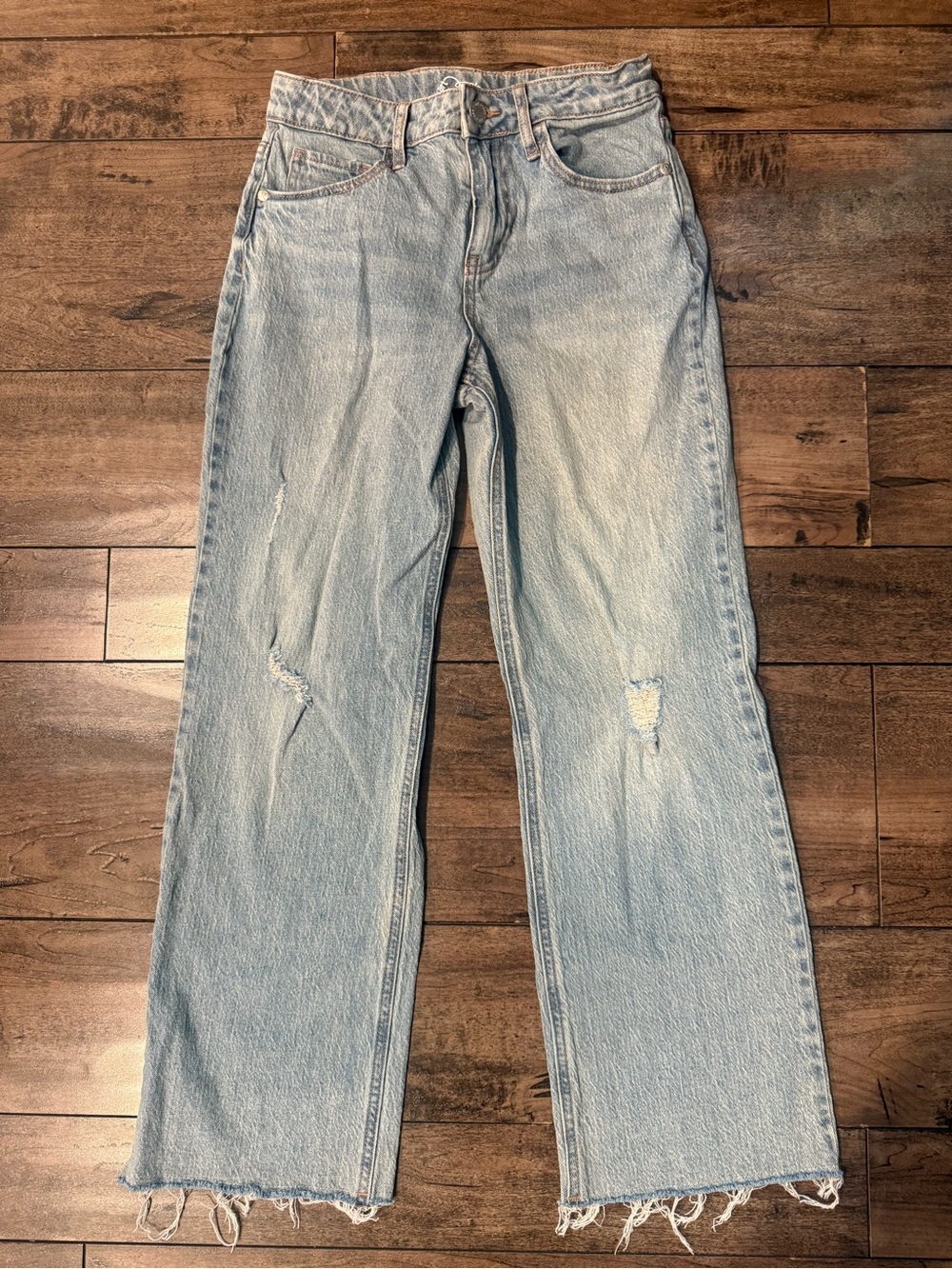 Art Class Girls Wide Leg Jeans with adjustable waist